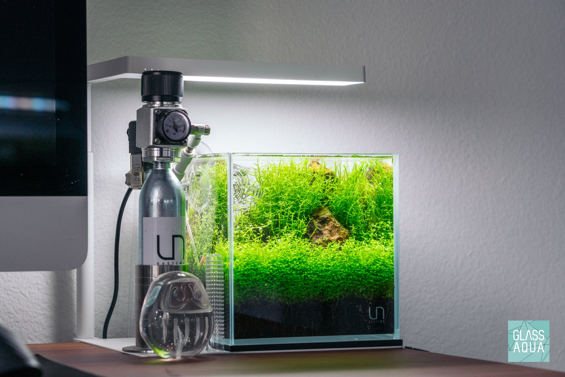 Nano planted cube tank starter aquarium kit
