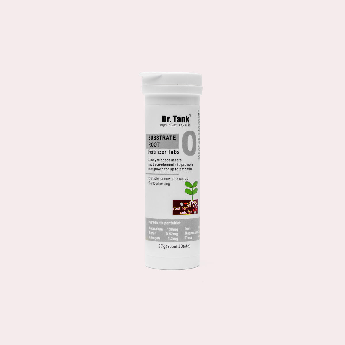 aquarium plant fertilizer substrate Dr. Tank Substrate Root Tabs