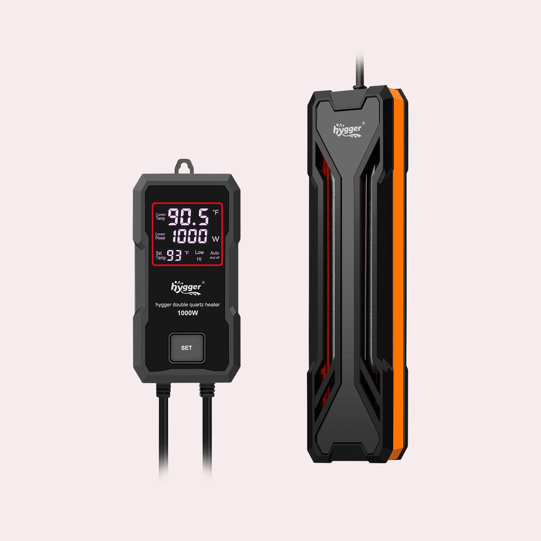 Hygger Quartz Heater | Submersible Fish Tank Heater - Glass Aqua