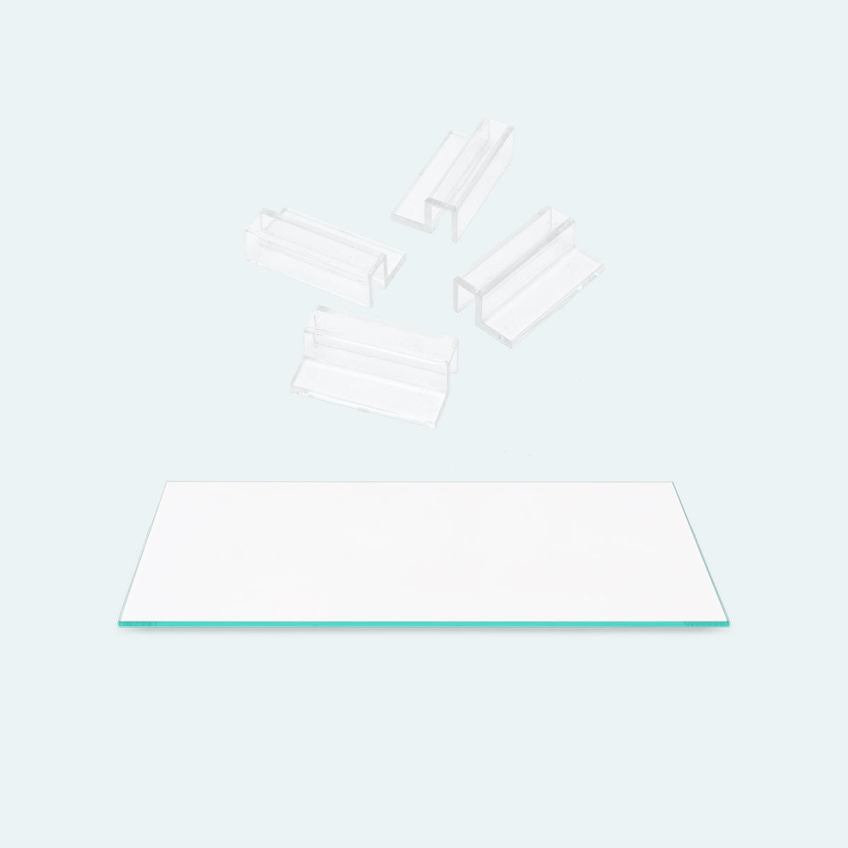 Glass Aquarium Lid - UNS Dual AIO Rimless Tank Lid | Shop Glass Aqua