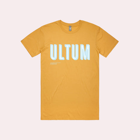Ultum Nature Systems UNS Logo Tee - Mustard Yellow
