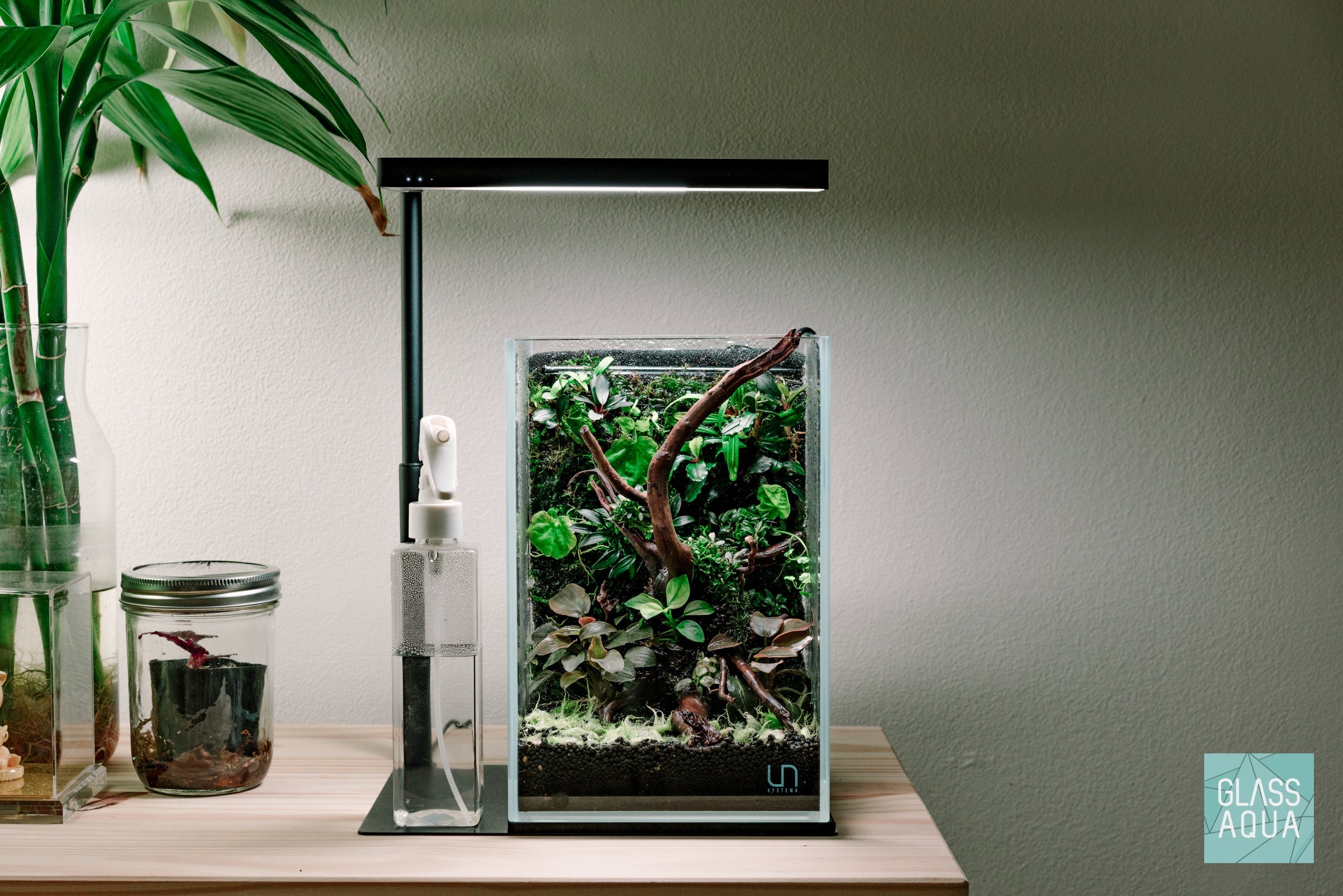 Aquadarium UNS 16T Planted Tall Aquarium - Shop the Look | Glass Aqua
