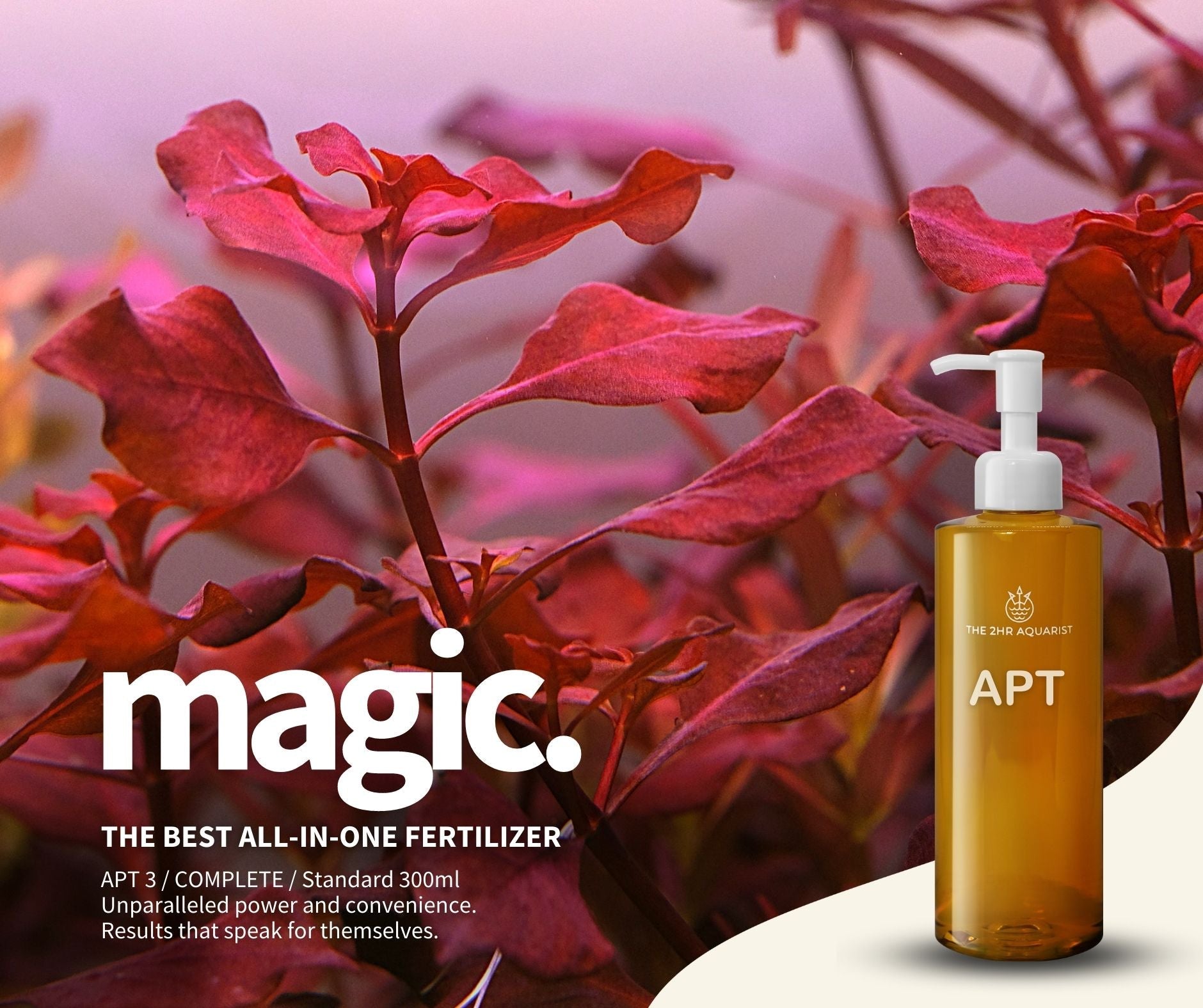 2HR Aquarist APT 3 Complete Liquid Aquarium Plant Fertilizer for High Tech Planted Tanks