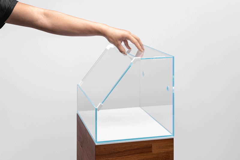 UNS Ultum Nature Systems Paludarium Terrarium Tank Enclosure Kit with glass lids and clips