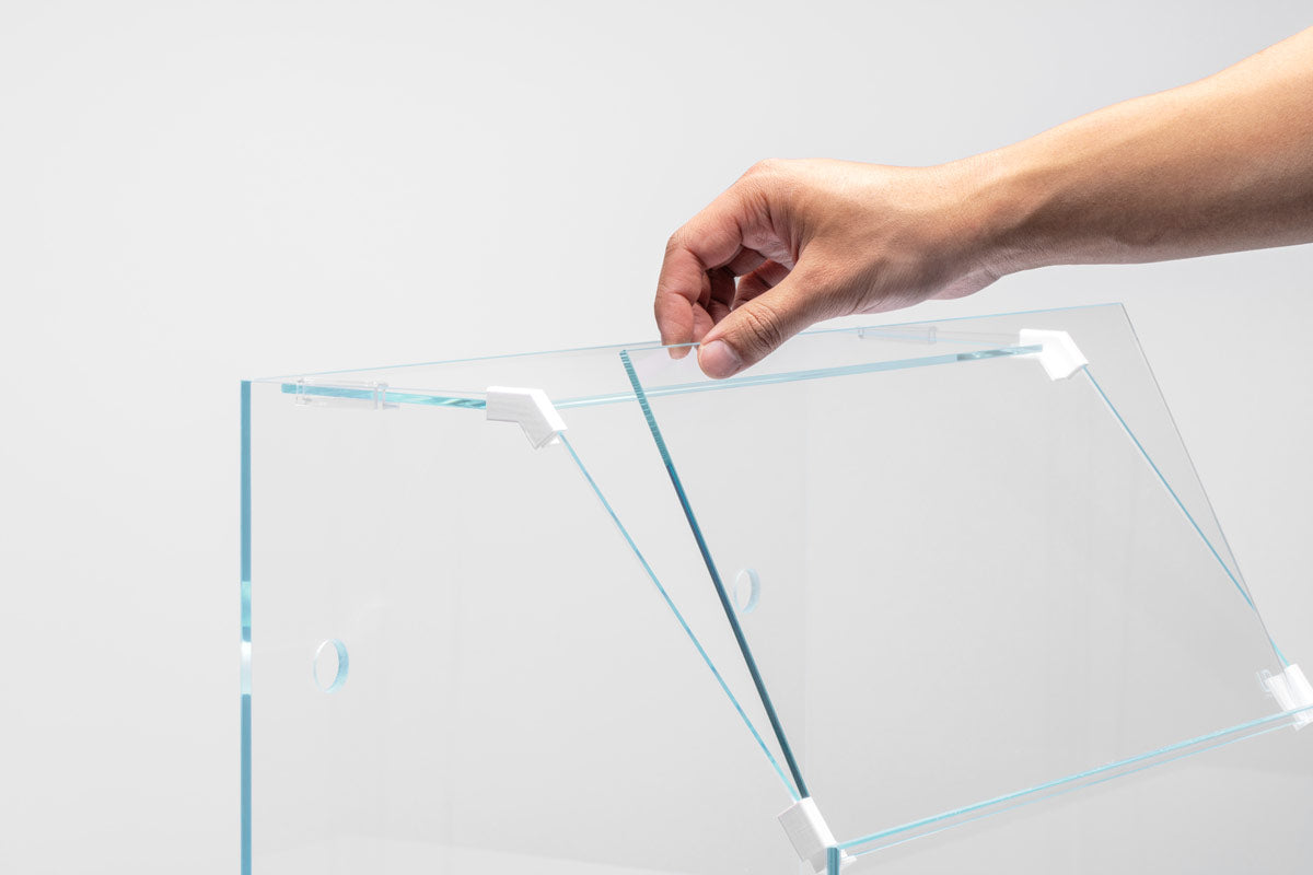 UNS Ultum Nature Systems Paludarium Terrarium Tank Enclosure Kit with glass lids and clips