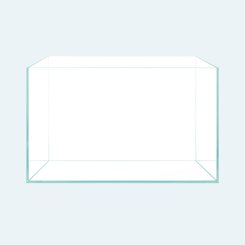 Animated GIF showcasing Aqua Worx Rimless Glass Aquarium series