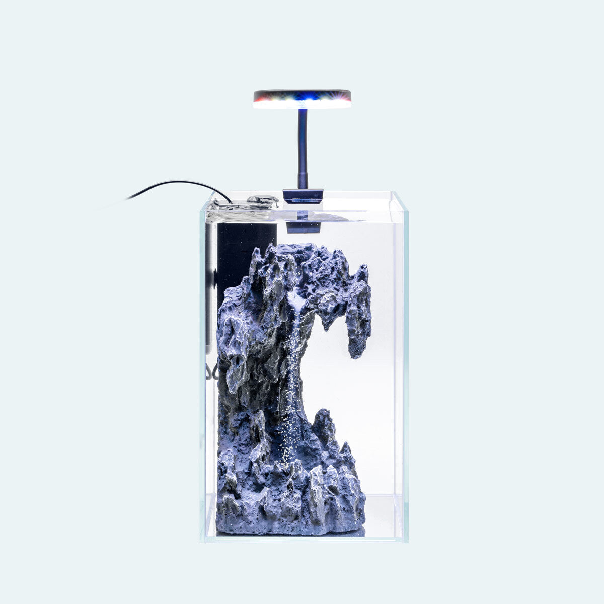 Aqua Worx Sand Waterfall Aquarium Kit | Freshwater Beginner Tank - Glass Aqua