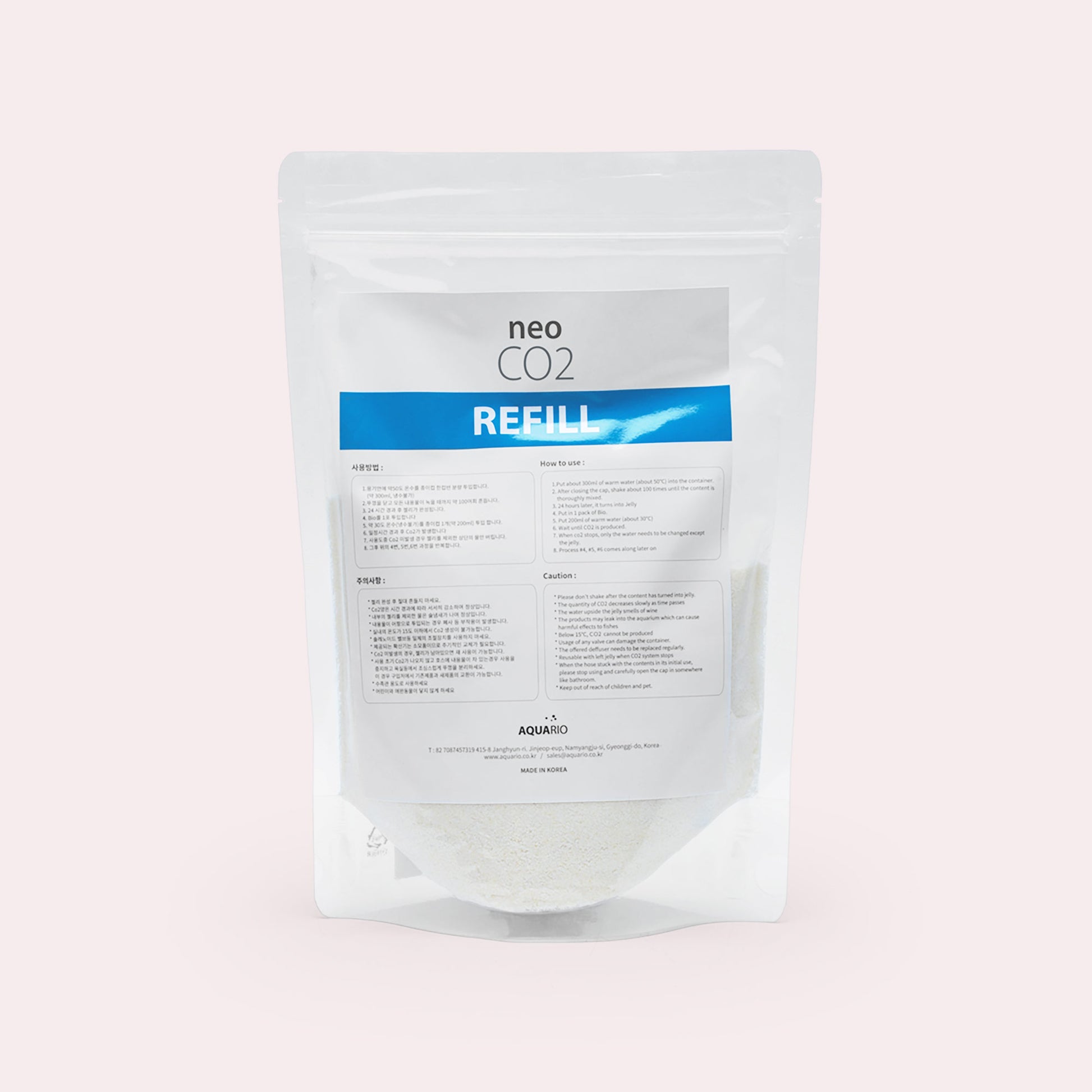 Shop Aquario NEO CO2 Kit Refill CO2 - Glass Aqua