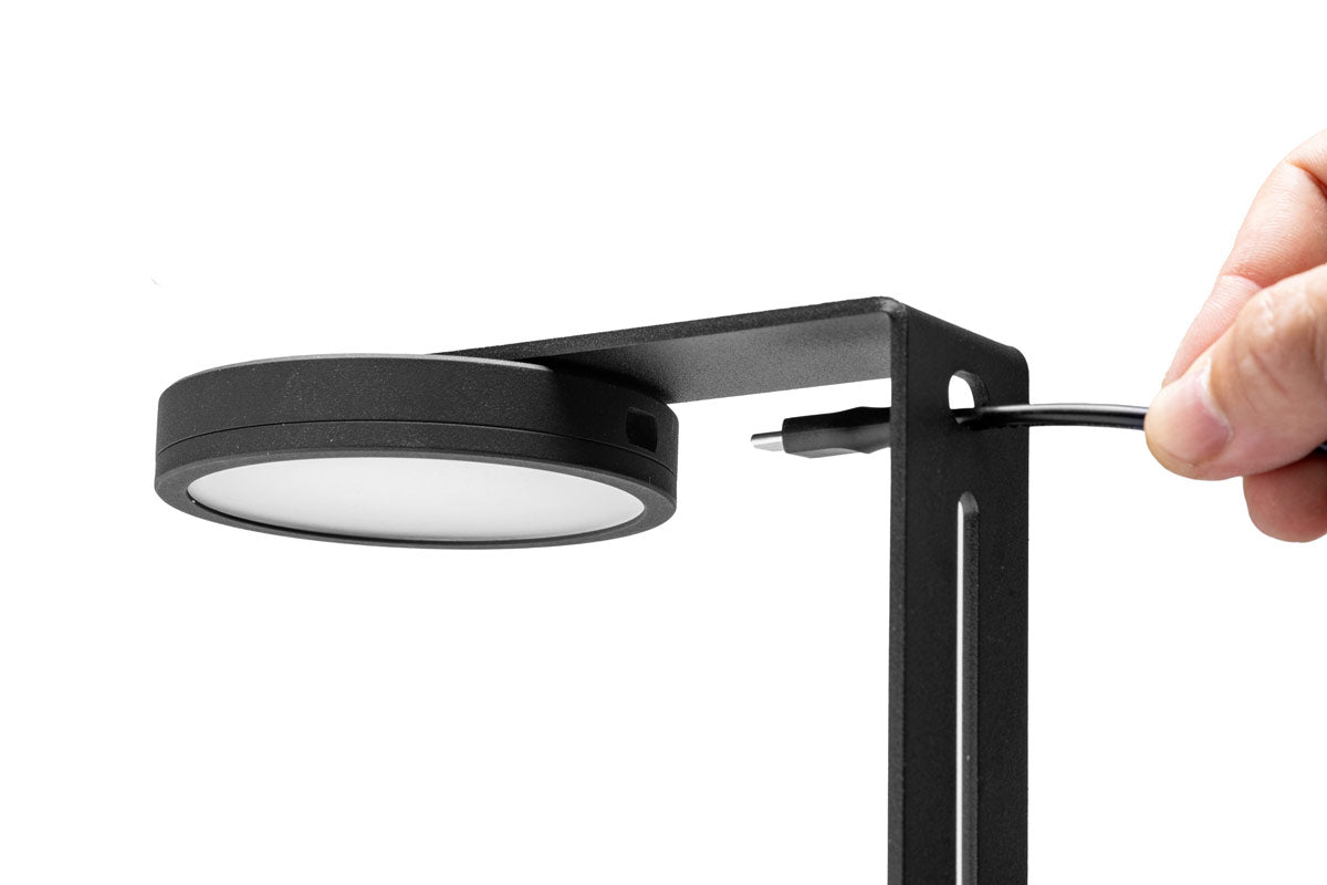 Aqua Worx SOL Aquarium Adjustable Light Stand - Glass Aqua