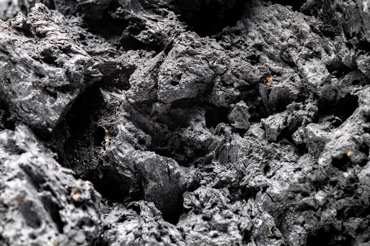 Black Lava Rock - Glass Aqua