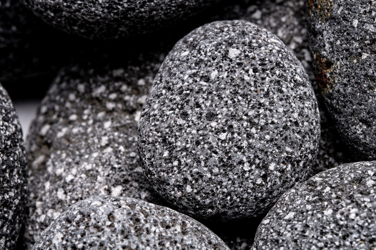 Black Star Lava Rock - Glass Aqua