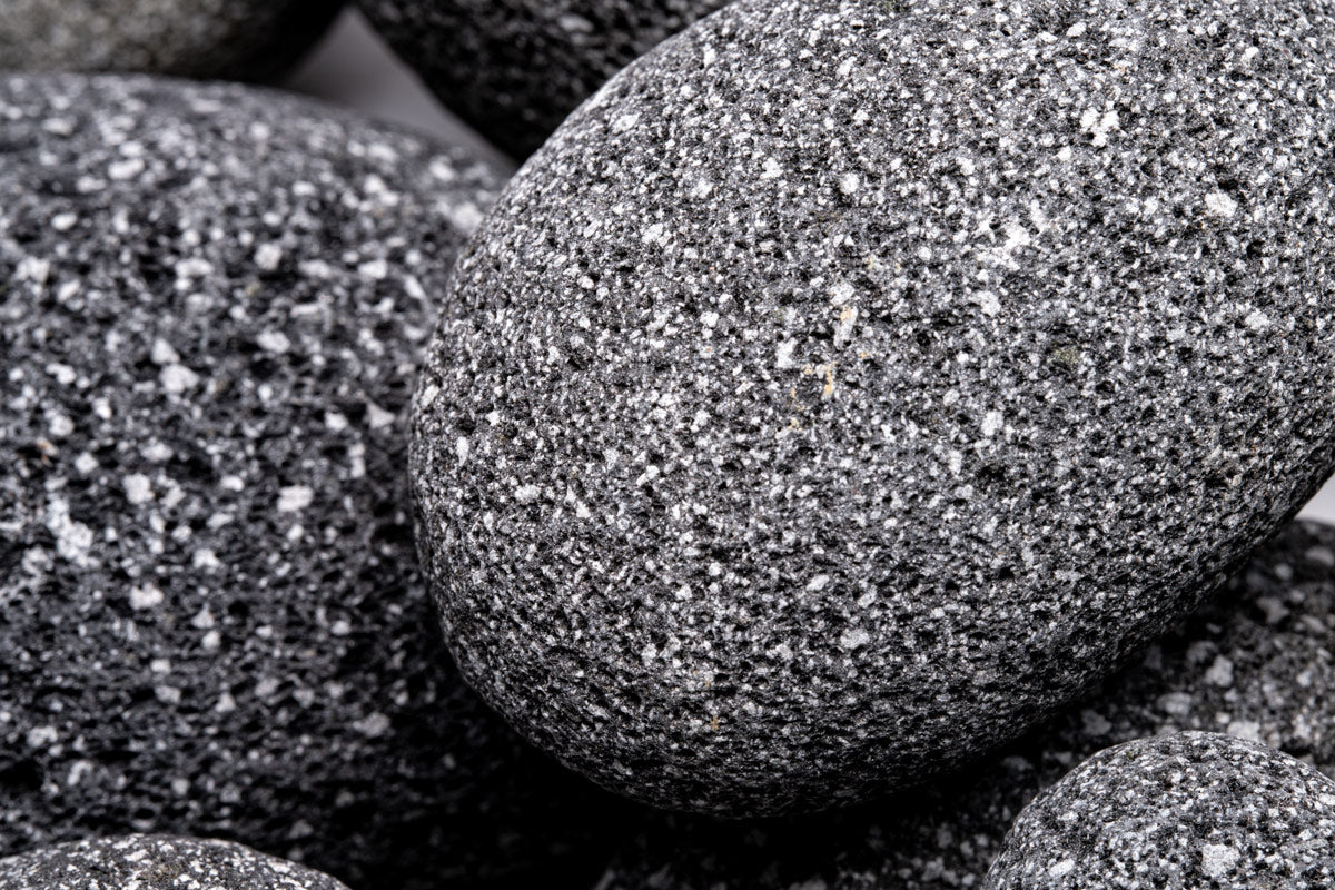 Black Star Lava Rock - Glass Aqua