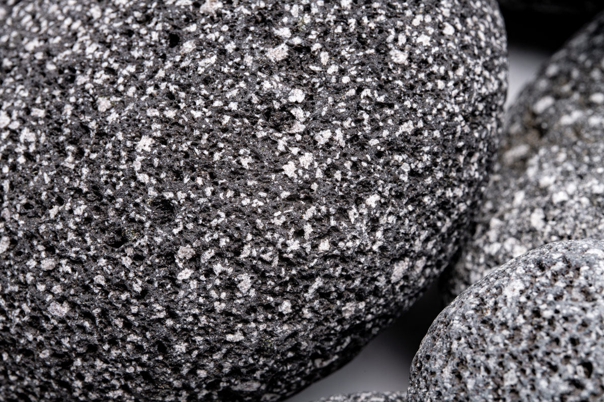 Black Star Lava Rock - Glass Aqua
