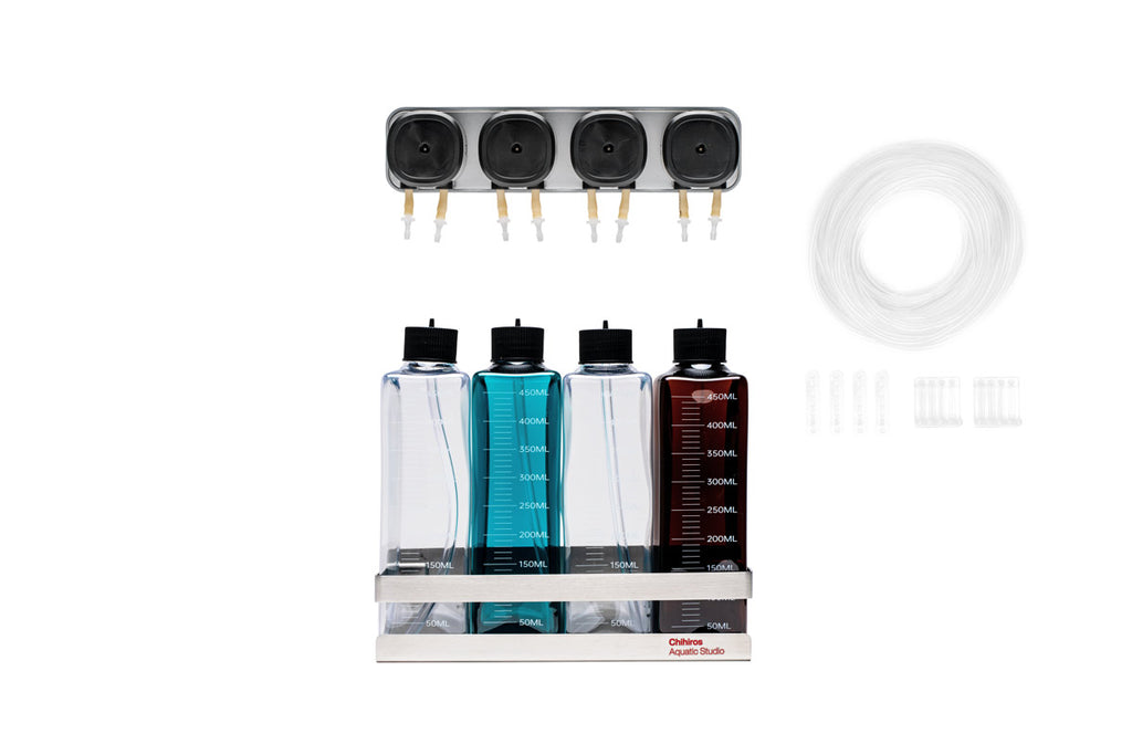 Chihiros Dosing System - 4 Head - Glass Aqua
