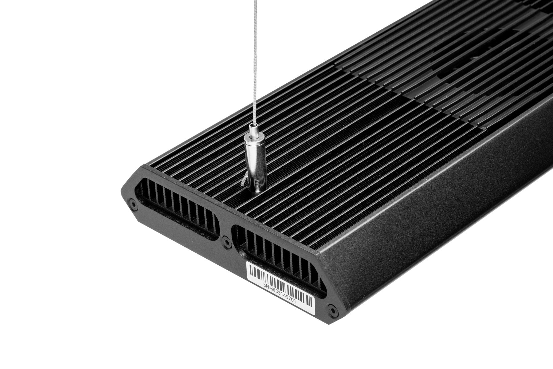 Hanging Rope Kit installed on the Chihiros RGB Vivid Mini Planted Aquarium LED Light