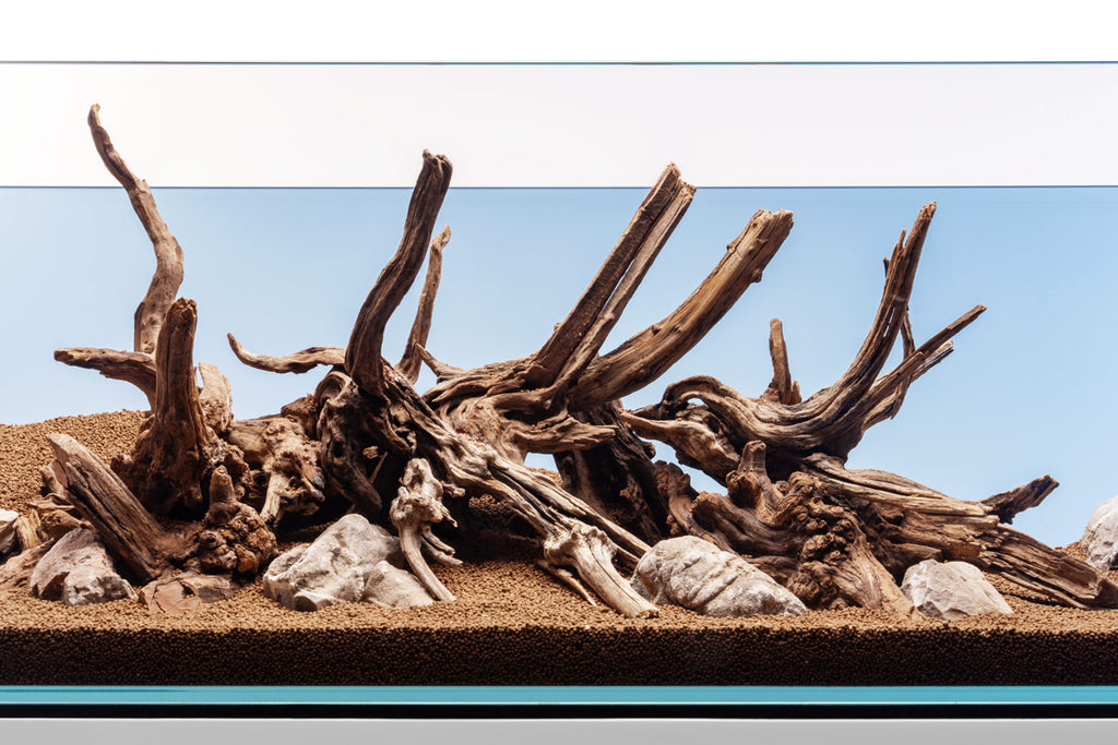 Ultum Nature Systems UNS Limited Edition Blue Background Rimless Aquarium Tank