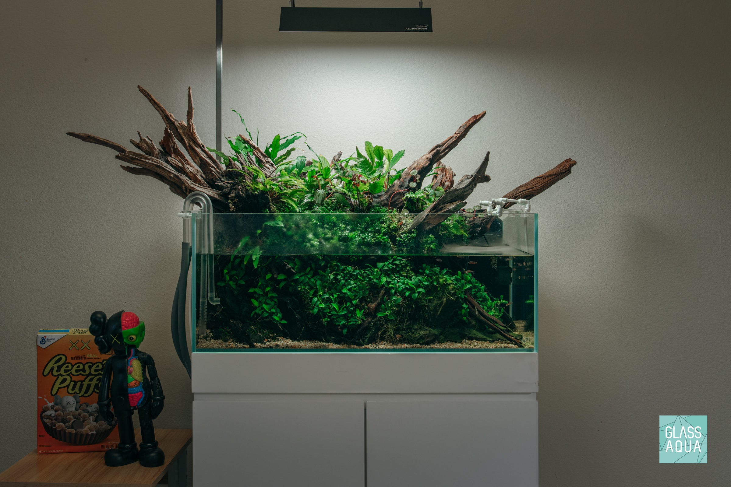 Chihiros Hanging Kit - RGB Vivid Mini - Glass Aqua