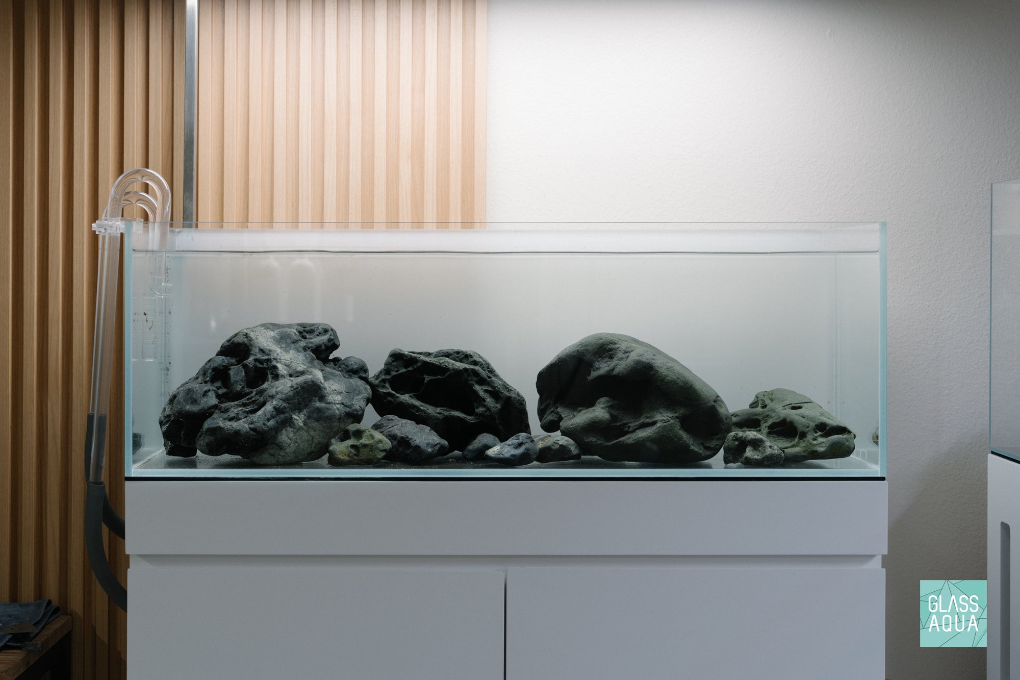 Ultum Nature Systems UNS 90L 20 Gallon Long Planted Aquarium Tank Hakkai Stone Iwagumi Hardscape