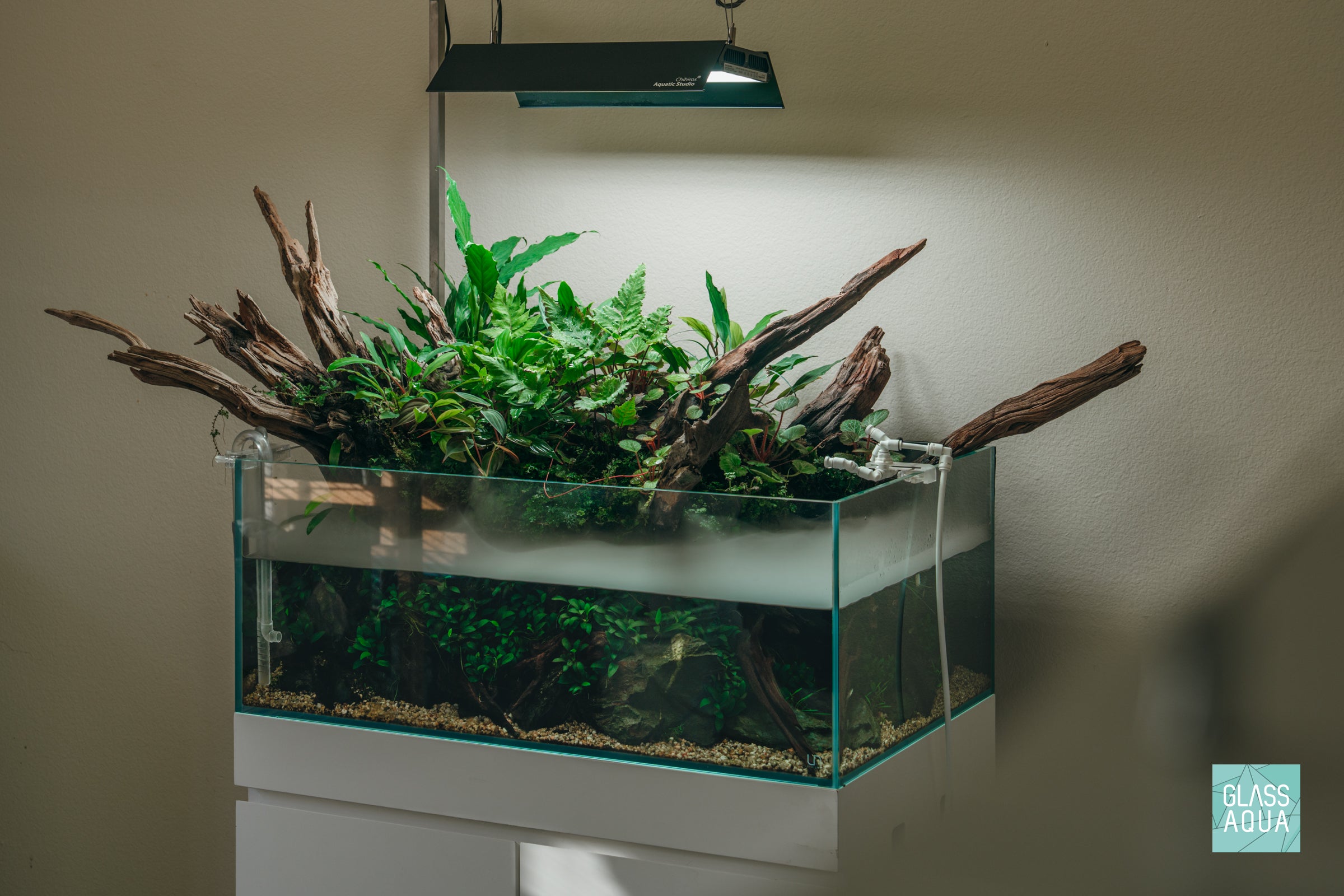 Chihiros RGB Vivid Mini Light Shade | Glass Aqua