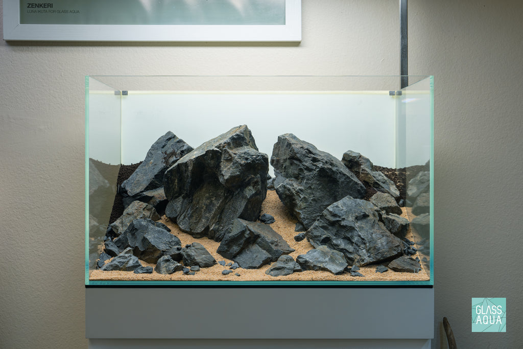 Ultum Nature Systems 60U Brazilian Style Iwagumi Aquascape Planted Aquarium Tank