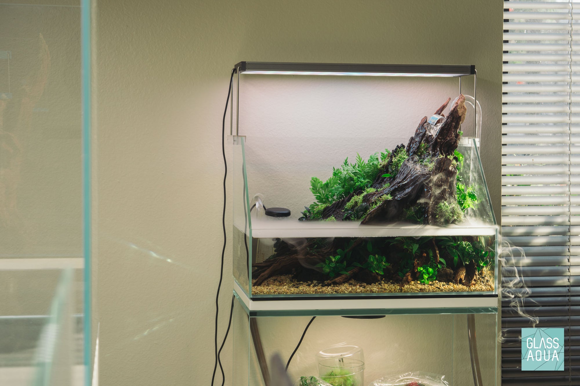 Ultum nature systems UNS 45E Rimless Glass Paludarium Tank