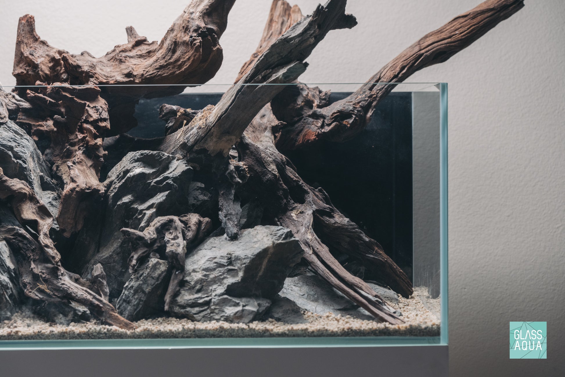 Ancient Stone - Glass Aqua