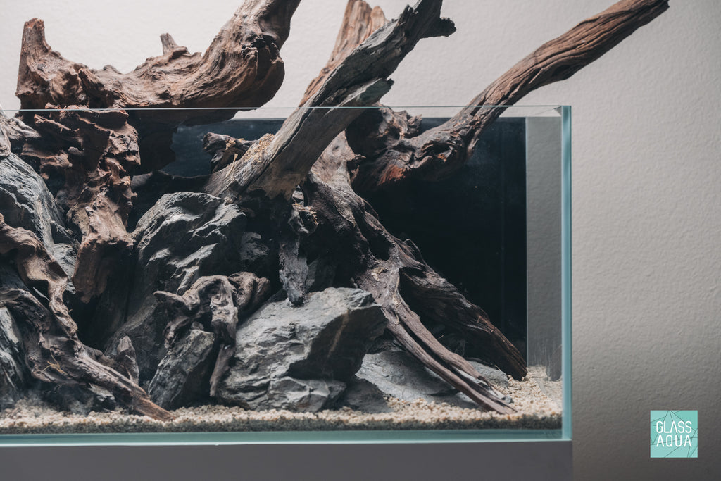 Ancient Stone - Glass Aqua