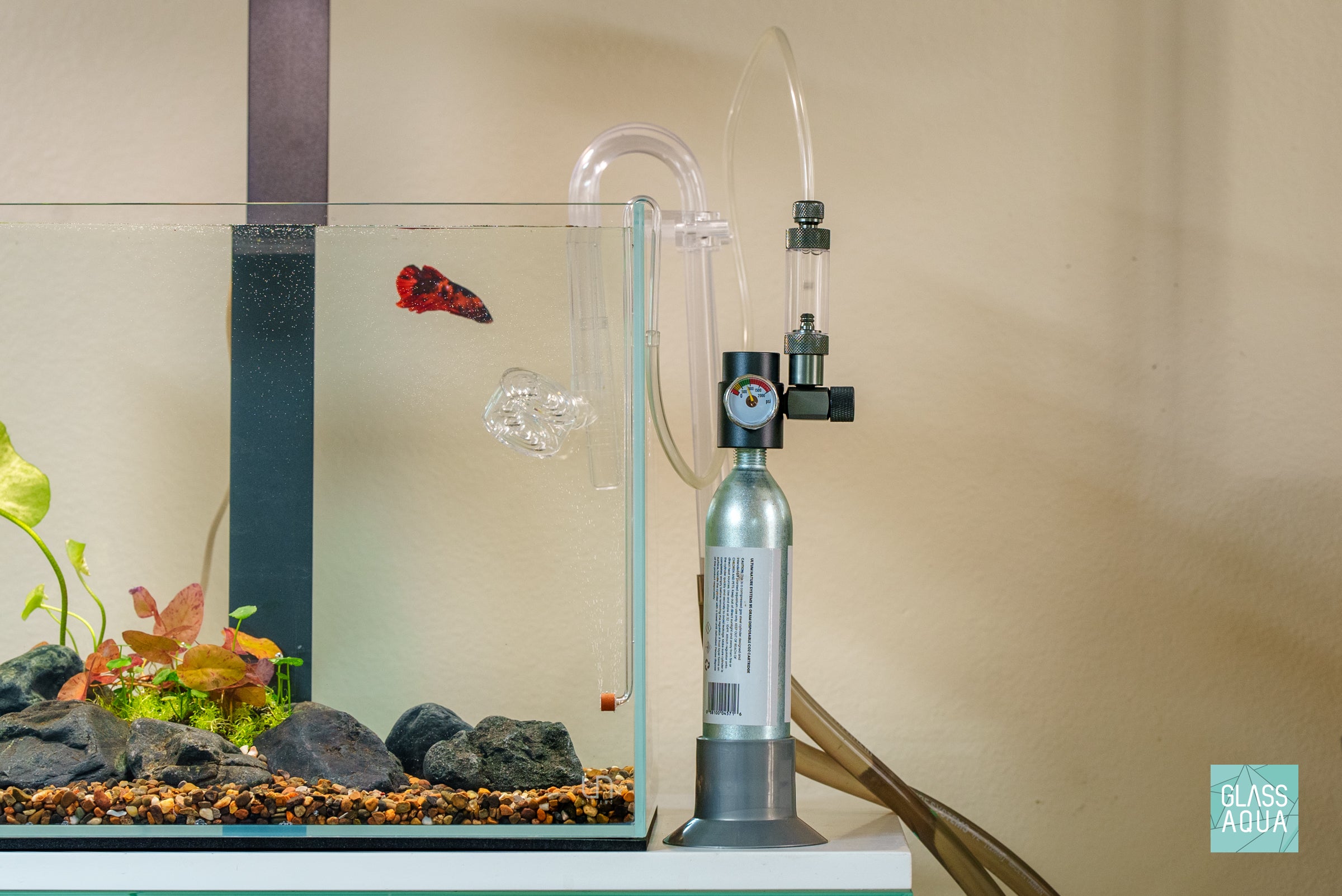 Pool Co2 System Ultum Nature Systems Micro CO2 Bubble Counter | CO2 - Glass Aqua