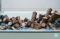 Planted Aquarium Tank Aquascaping Hardscape Log Wood and Grey River Slate Stone