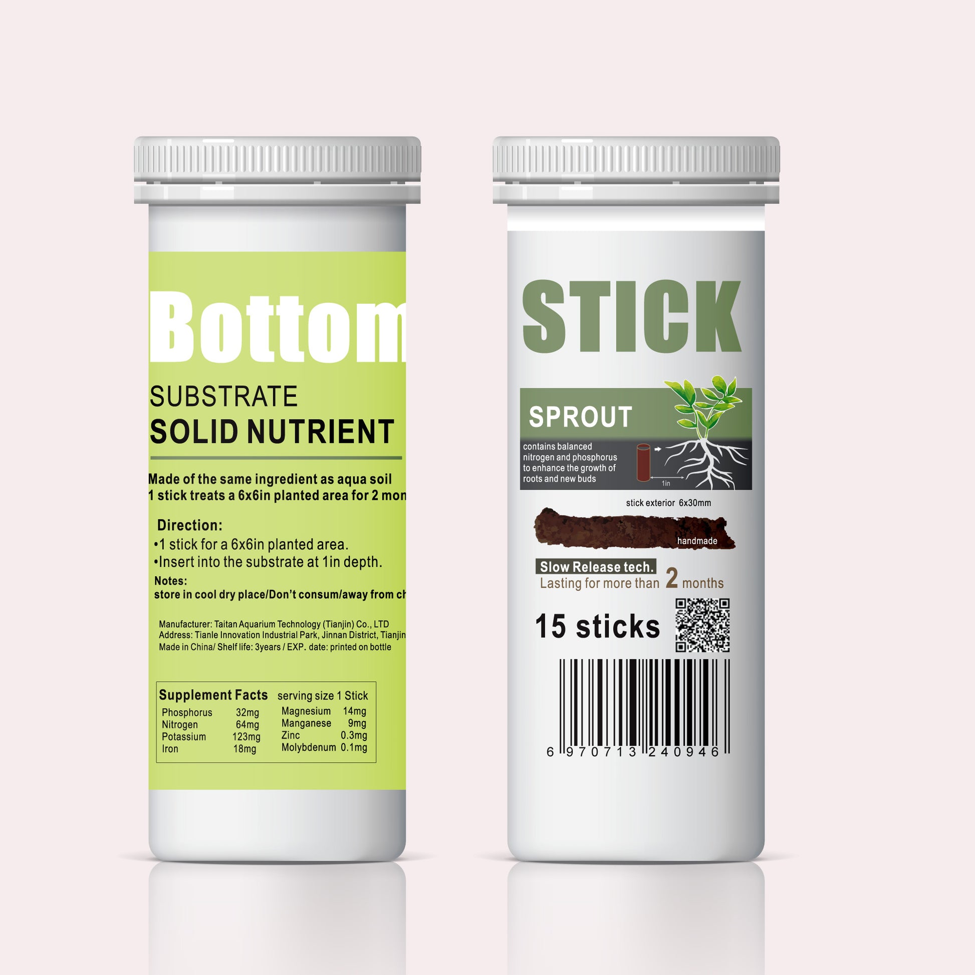 Dr.Tank Aquarium Plant Root Tab Bottom Stick Sprout