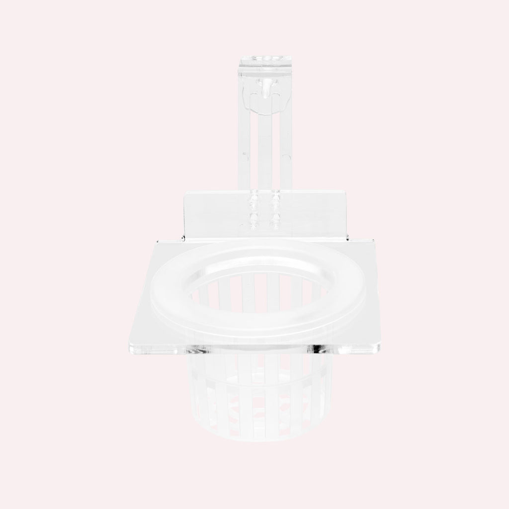 Hydroponic Planter Pot - Large - Glass Aqua