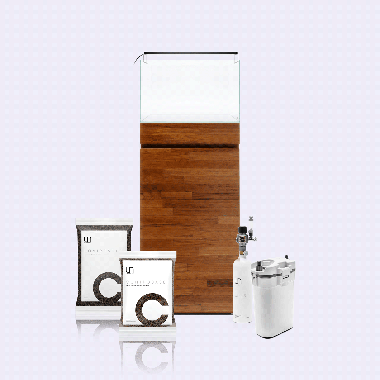 Scapers Planted Aquarium Kit - 45U - Glass Aqua