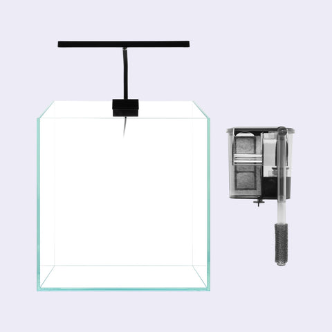 Essentials Cube Aquarium Kit | Shop Aquarium Starter Kits - Glass Aqua