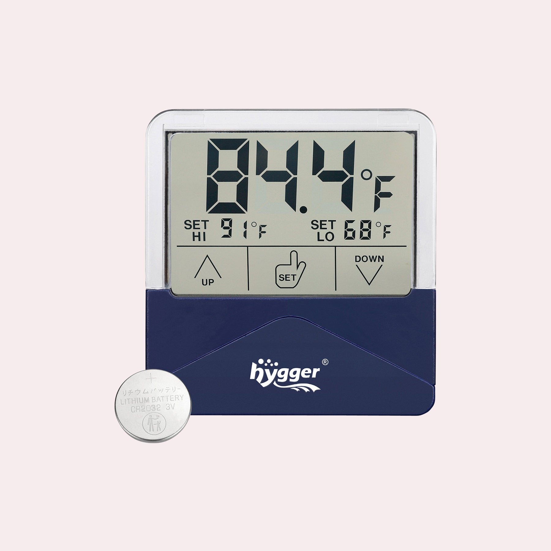 Hygger Digital Thermometer | Aquarium & Reptile Tank - Glass Aqua