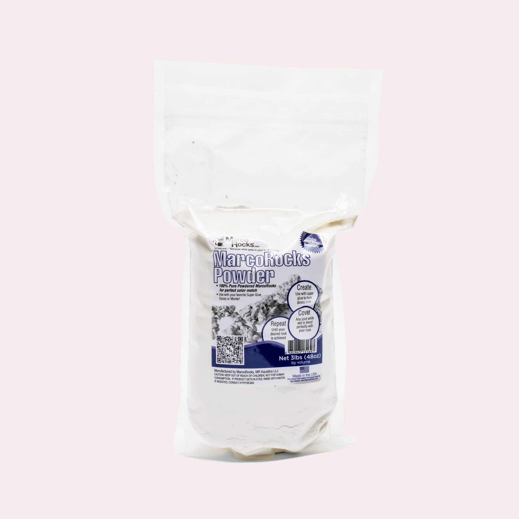 MR Powder natural finishing powder for reef scapes and reef tanks
