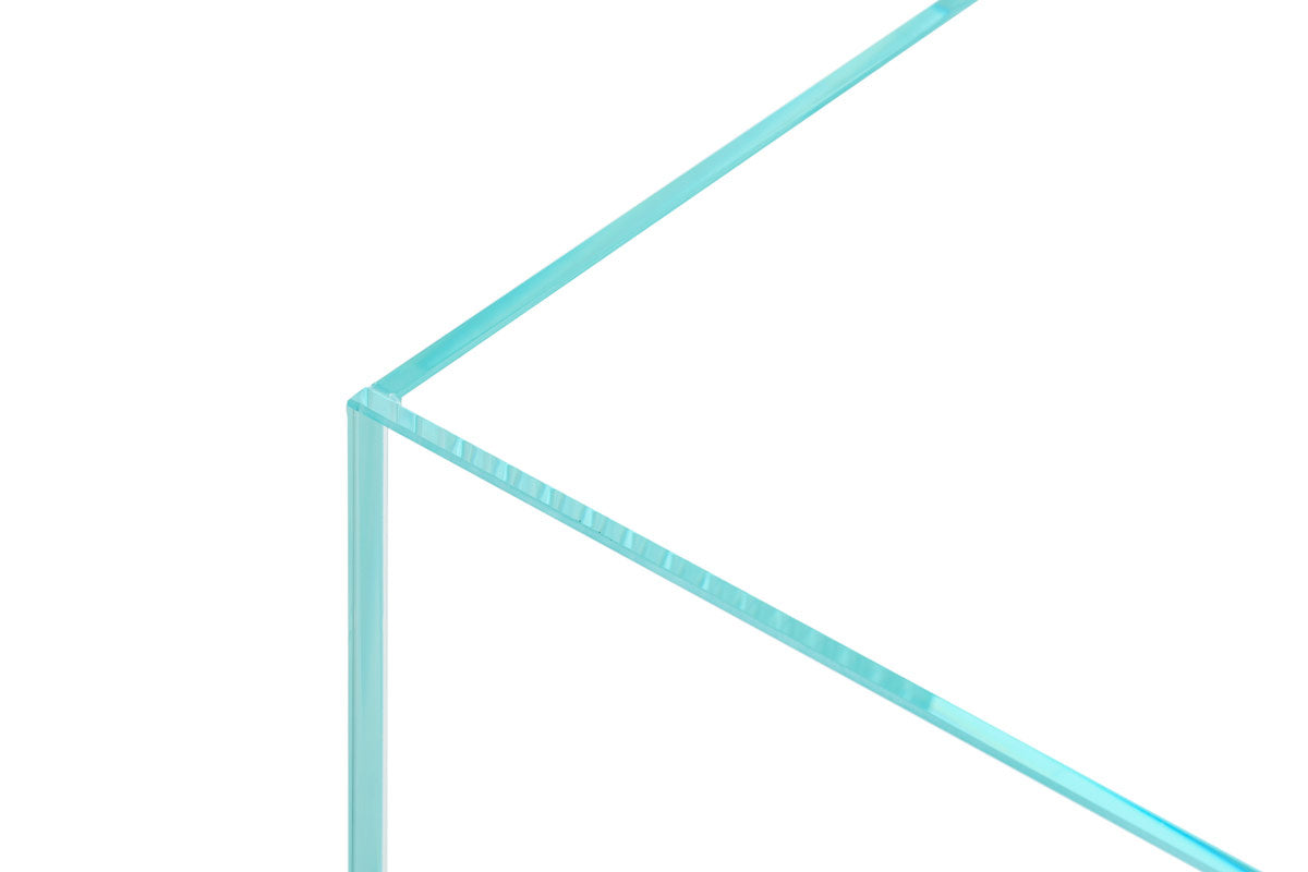 Cube Rimless Aquarium - Glass Aqua