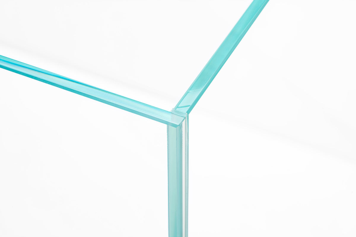 Cube Rimless Aquarium - Glass Aqua