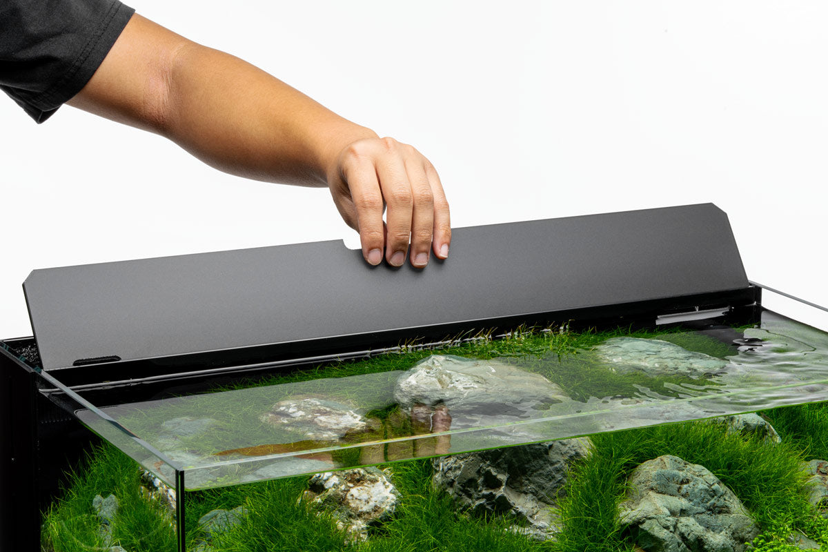 UNS Ultum Nature Systems Dual All-In-One Aquarium - Chamber Lid - Glass Aqua