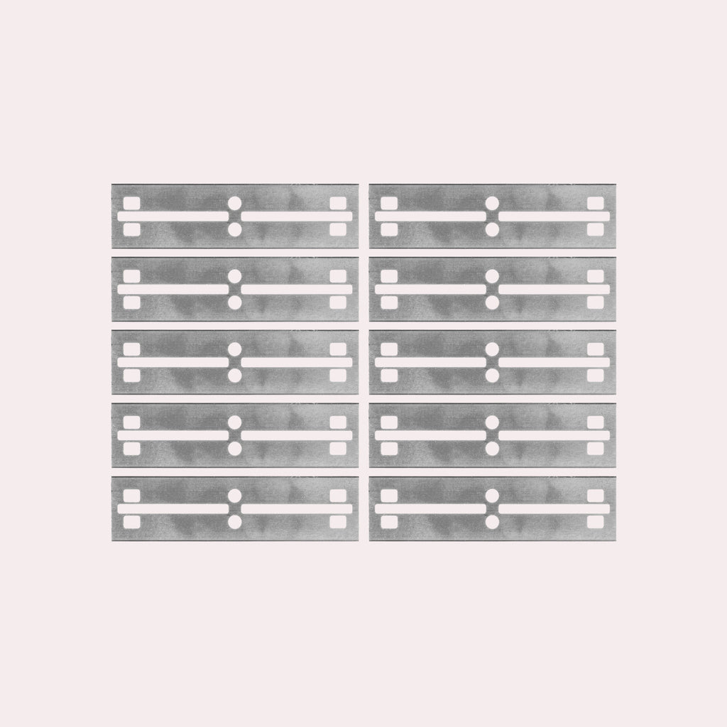 Set of 10 UNS Pro Algae Scraper Large blade replacements
