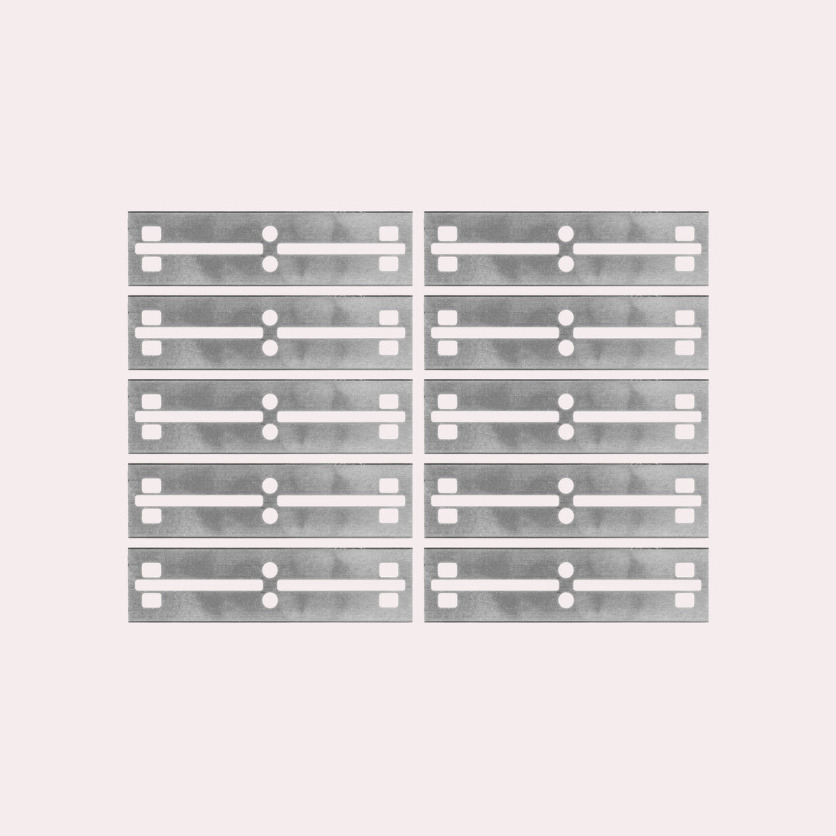 Set of 10 UNS Pro Algae Scraper Large blade replacements