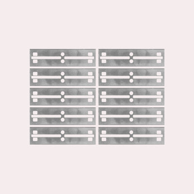 Set of 10 UNS Pro Algae Scraper Large blade replacements