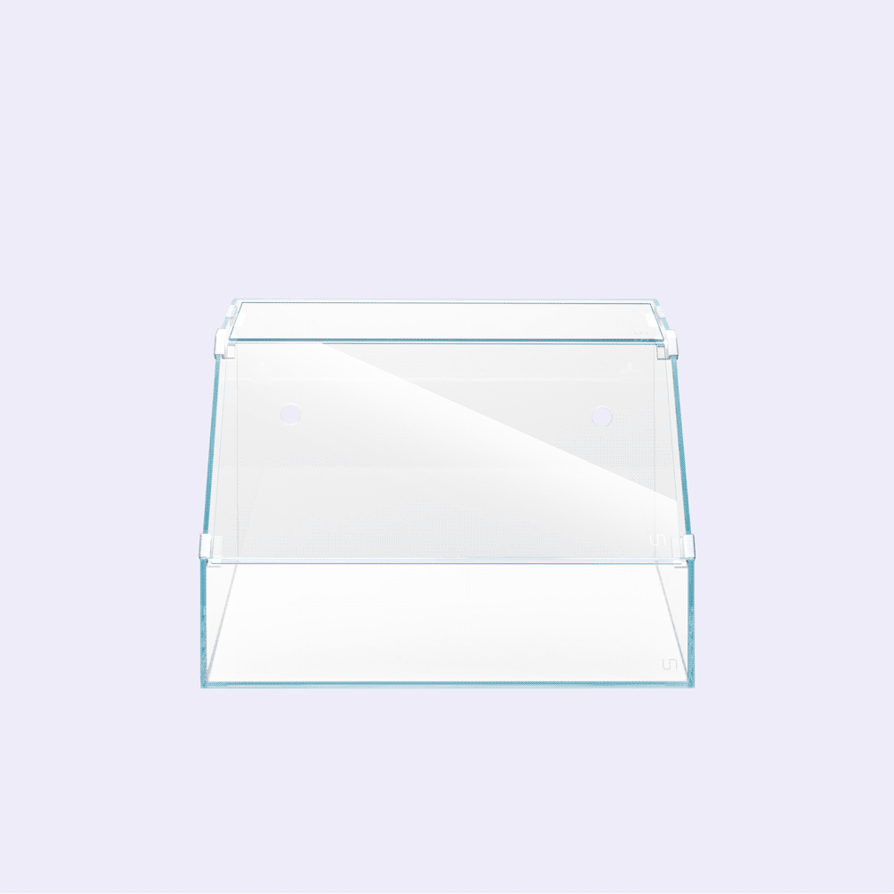 UNS Ultum Nature Systems Paludarium Terrarium Tank Enclosure Kit with glass lids and clips