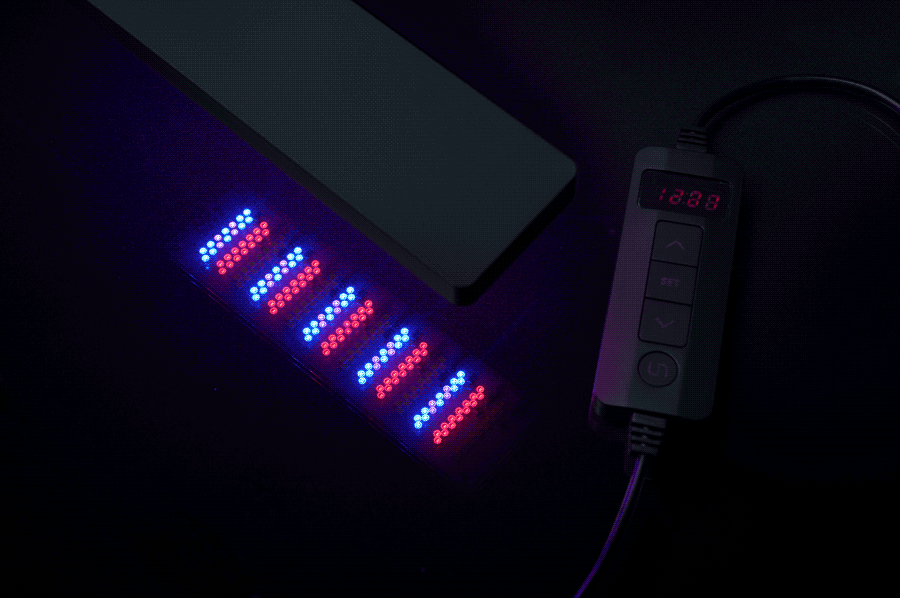 UNS Mini Refugium LED Light for Saltwater Aquariums | Glass Aqua