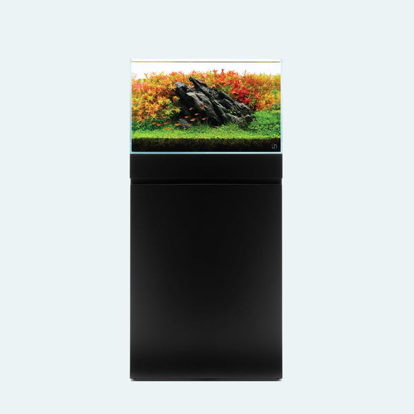 Ultum Nature Systems Aquarium Tank & Cabinet Stand Bundle - Jet Black
