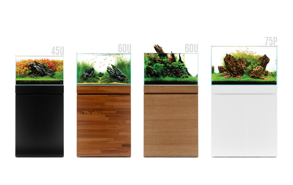 Ultum Nature Systems Aquarium Tank & Cabinet Stand Bundle - Piano White