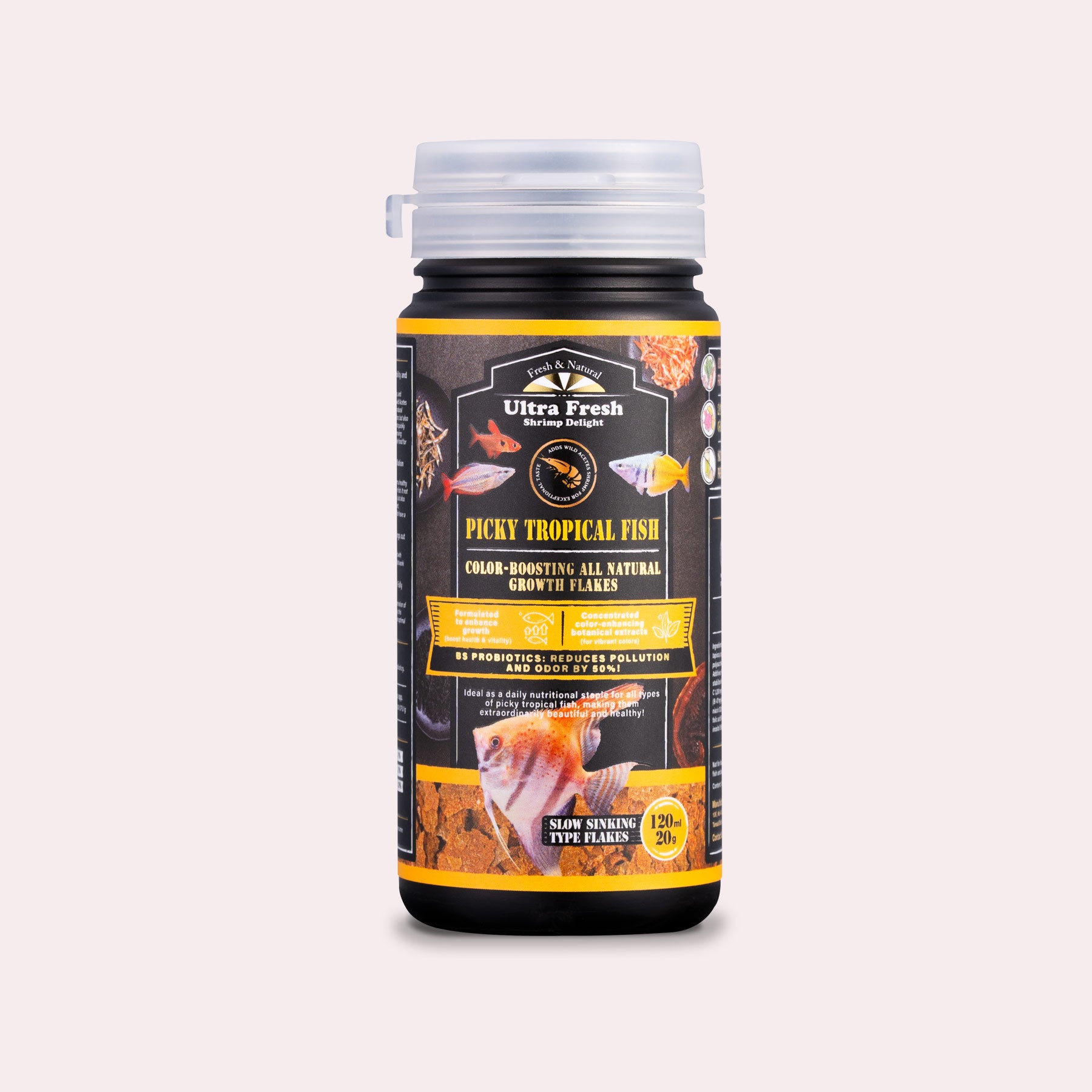 Tropical Fish Food - Ultra Fresh Picky Tropical Fish Flakes