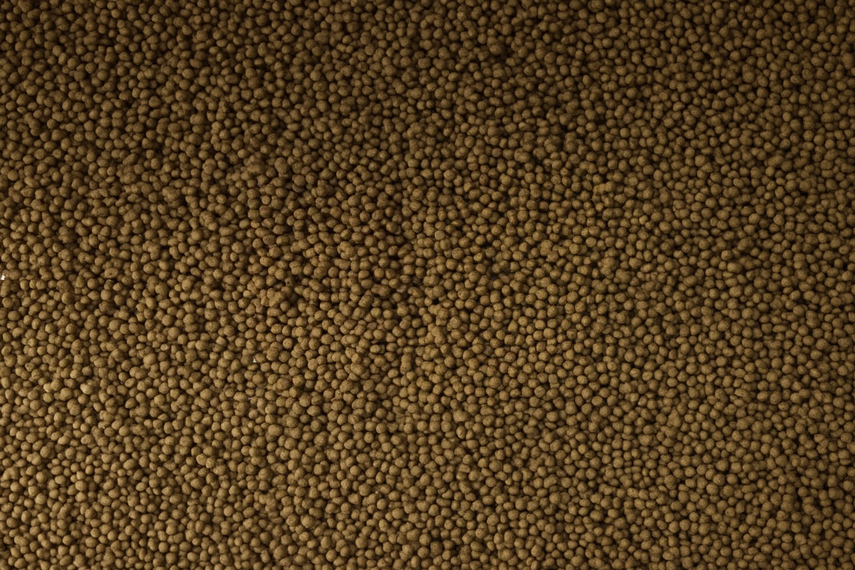 Close-up of Ultra Fresh Goldfish Premium Pellet aquarium fish food