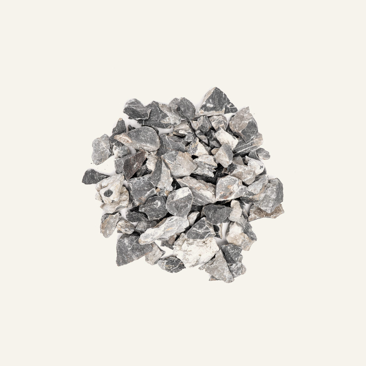 A pile of seiryu stone accent gravel for aquascaping, freshwater planted aquariums and decorative use.