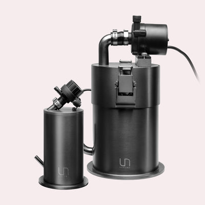 UNS Blitz Stainless Steel Filter - Glass Aqua