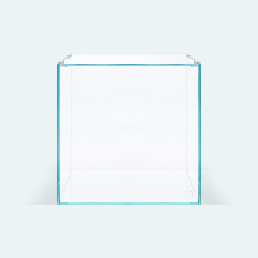 UNS Cube Aquarium & Glass Lid Bundle